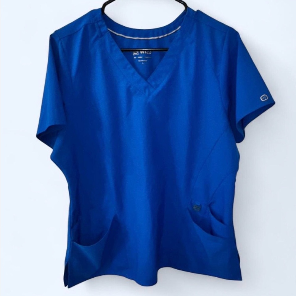 WonderWink Blue Scrub Top